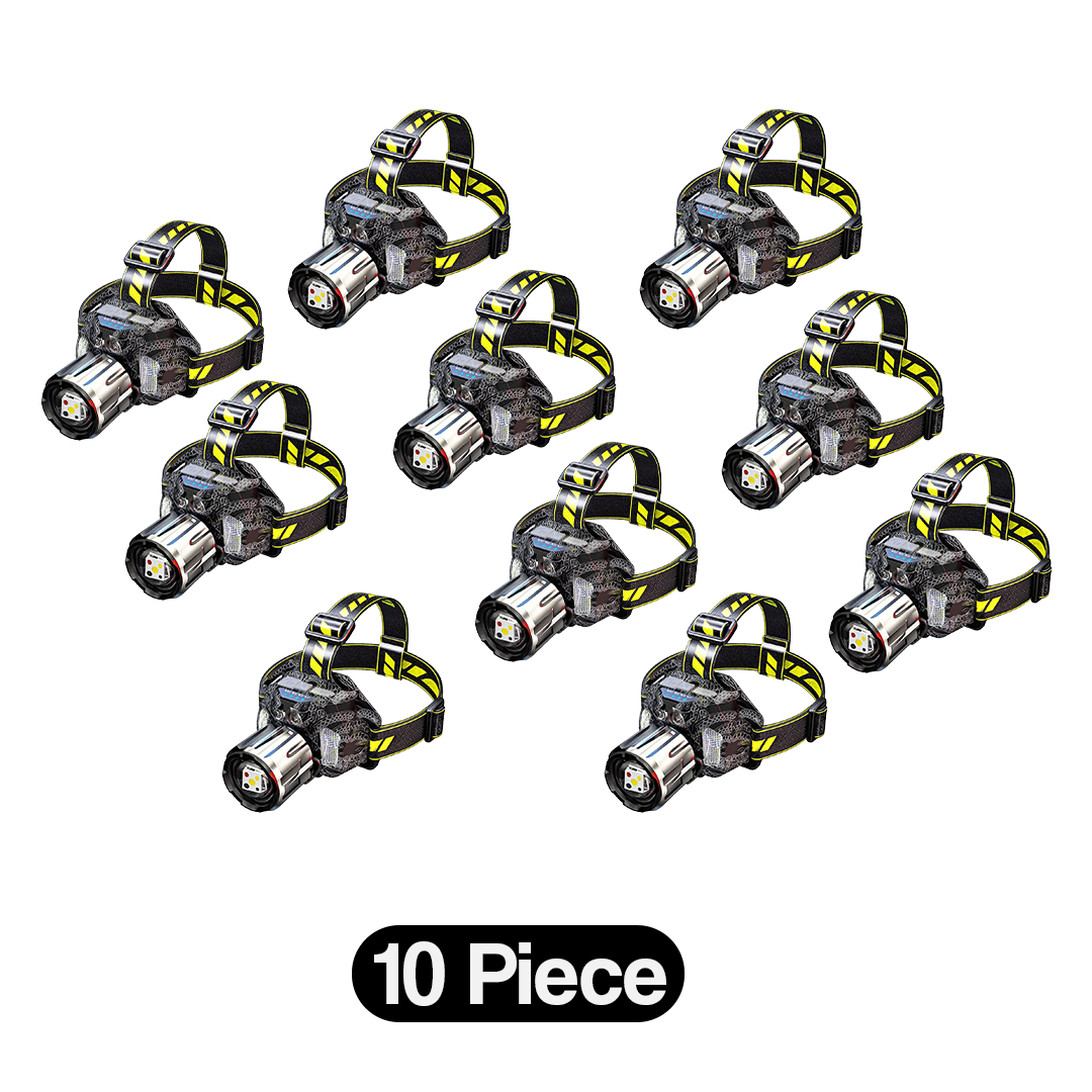 Billhol®Rechargeable Multi-Light LED Headlamp