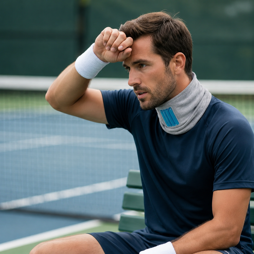 Cooling Neck Gaiter with Reusable Ice Packs