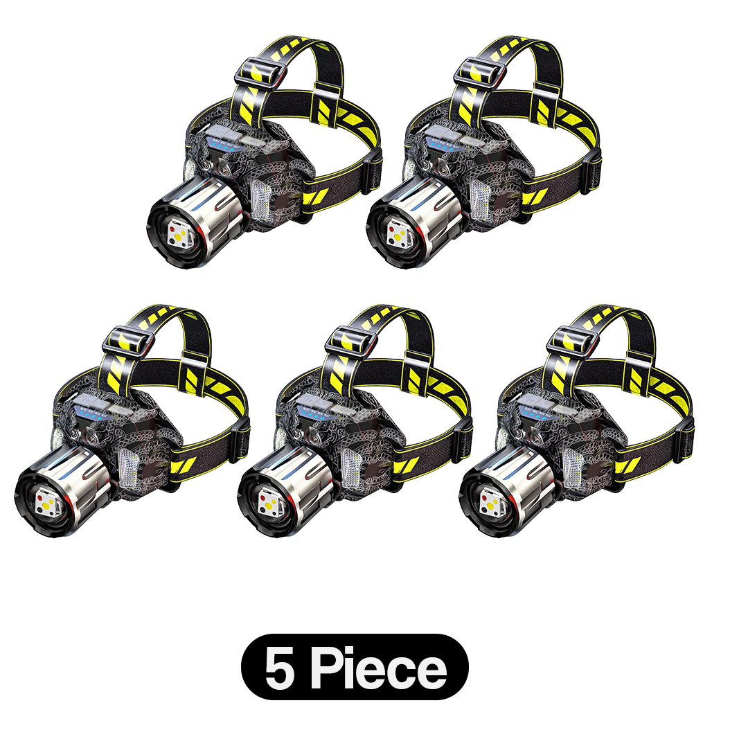 Billhol®Rechargeable Multi-Light LED Headlamp