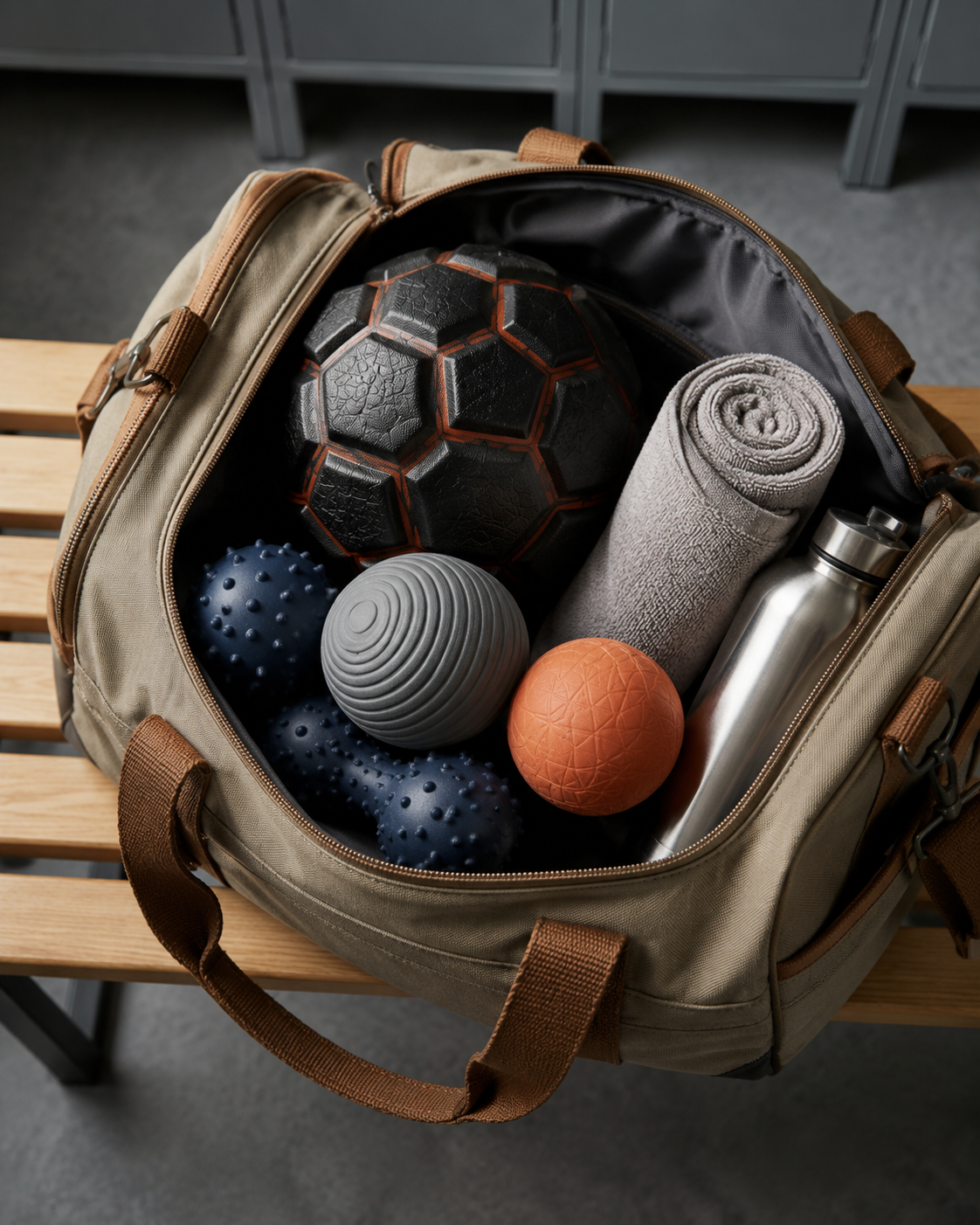 Muscle Recovery Massage Ball Set with Storage Bag