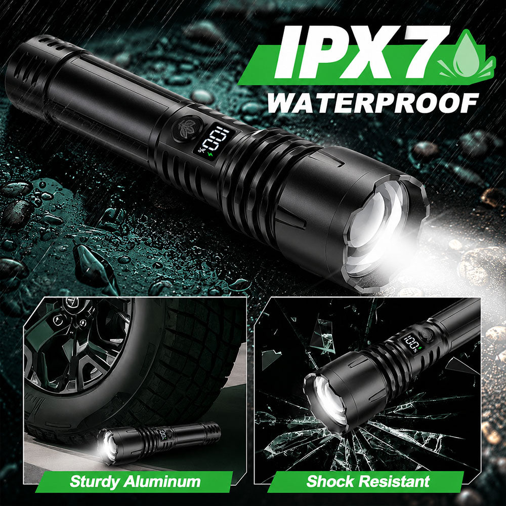 Billhol® 💥Super Bright Ultimate Tactical Survival Flashlight · 2M+ SOLD · 80X Brighter ·120H Runtime · Military COB LED Tech