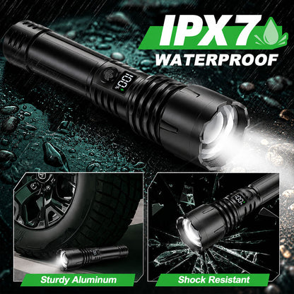 Billhol® 💥Super Bright Ultimate Tactical Survival Flashlight · 2M+ SOLD · 80X Brighter ·120H Runtime · Military COB LED Tech
