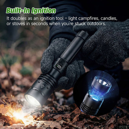 Billhol® 💥Super Bright Ultimate Tactical Survival Flashlight · 2M+ SOLD · 80X Brighter ·120H Runtime · Military COB LED Tech